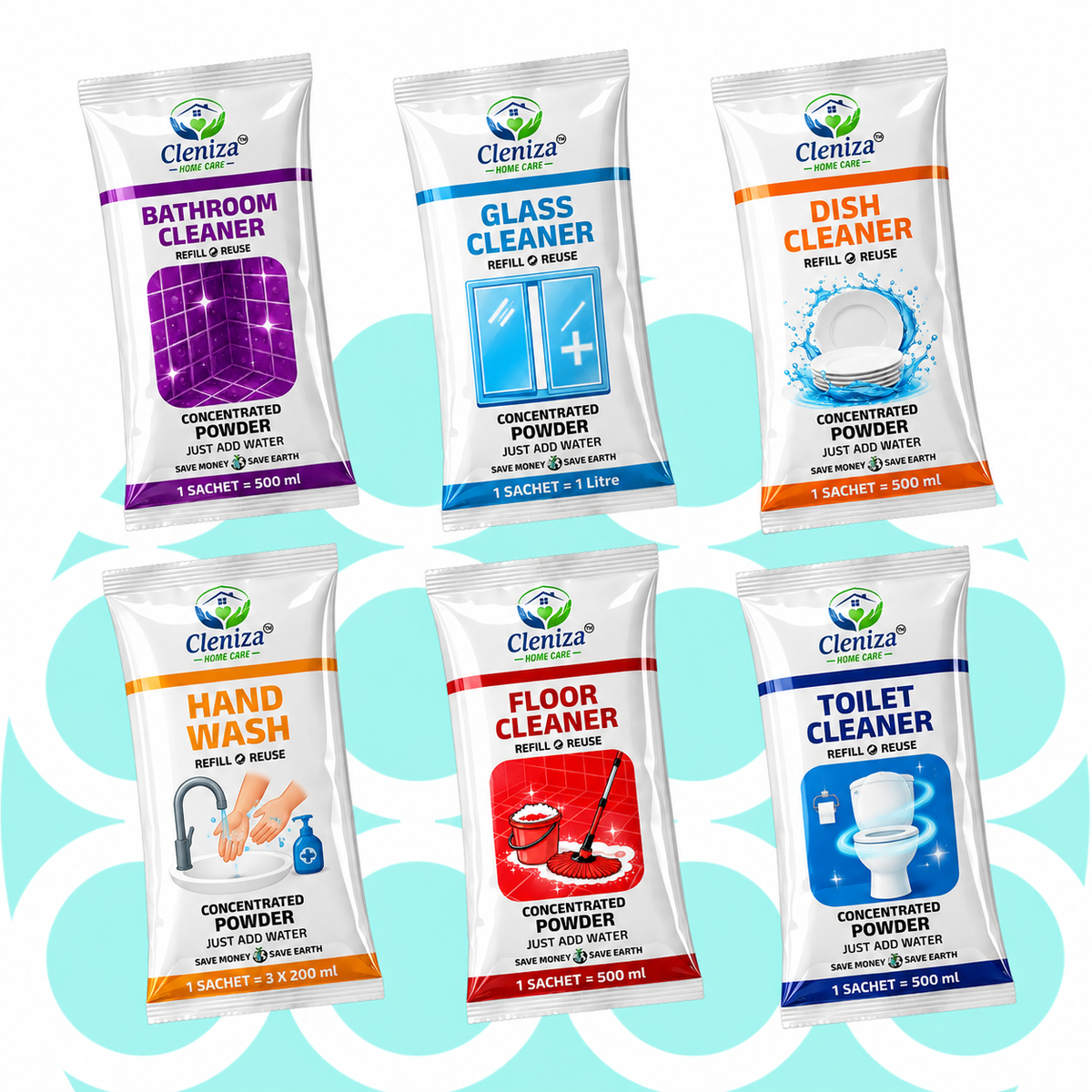 Refill Cleaning Sachets | Cleniza
