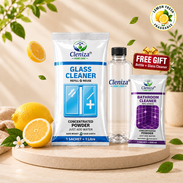 Streak-Free Glass Cleaner Refill Sachets | Cleniza