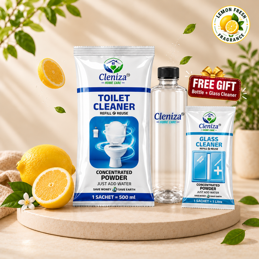 Toilet Cleaner Refill Sachets for Stains & Scale | Cleniza